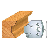 CMT 690.044 PROFILE KNIVES FOR INSERT SHAPER SYSTEM SP 1-37/64”x5/32”  (40x4mm)